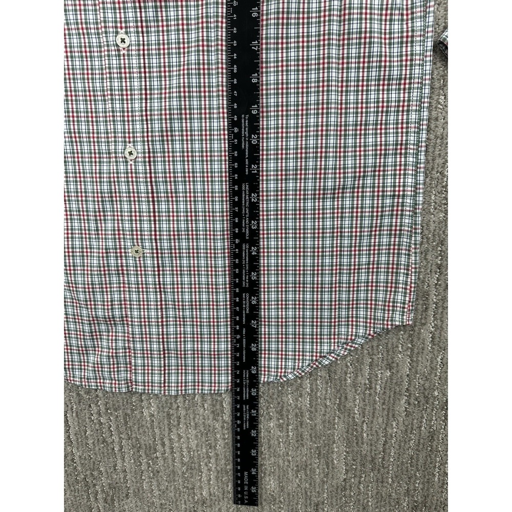 Southern Tide Shirt Mens Small Green Plaid Intercoastal Button Down Long Sleeve - Picture 10 of 12